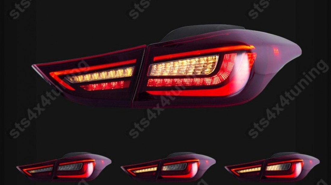 STOPURI LED CU SEMNALIZARE DYNAMIC SEQUENTIAL HYUNDAI ELANTRA 2011-2015 RC [V4]