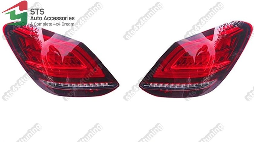 STOPURI LED CU SEMNALIZARE DYNAMIC SEQUENTIAL MERCEDES C-CLASS W205 2015-2020 RC [2019 DESIGN]