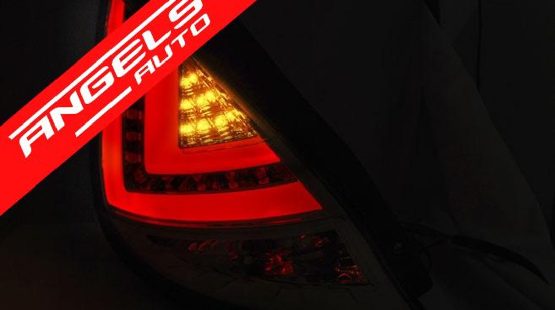 Stopuri Led Ford Fiesta MK7 2008-2012 Rosu Fumuriu