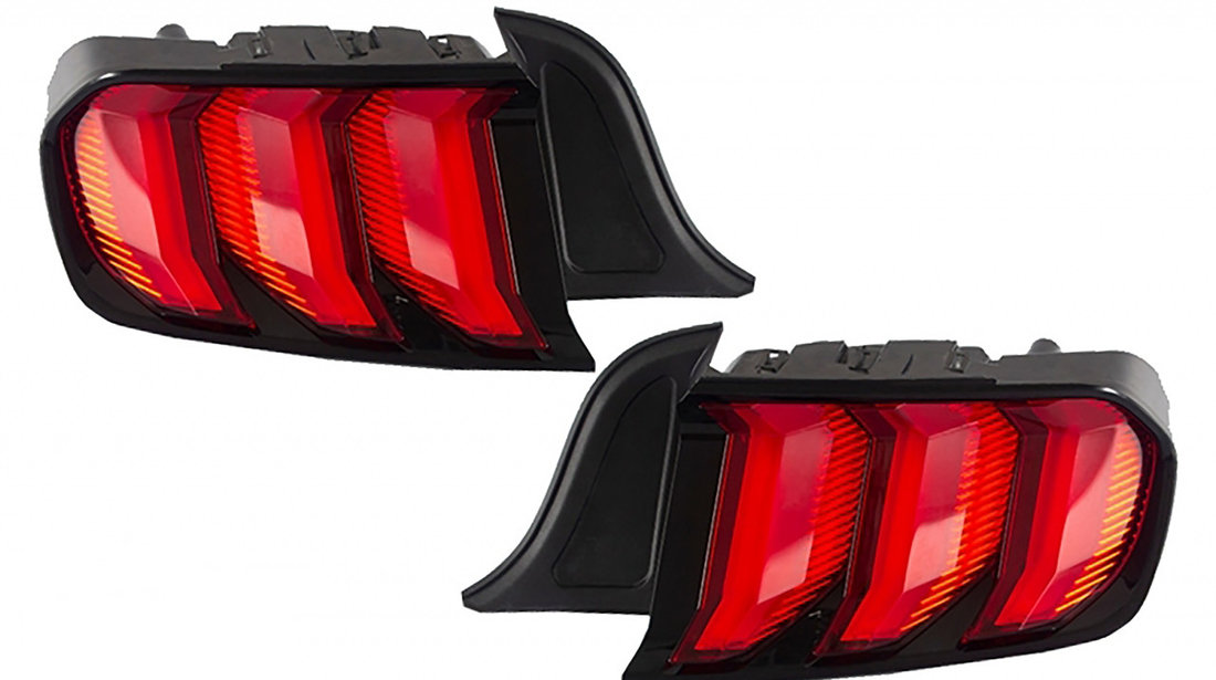 STOPURI LED FUMURII DYNAMIC compatibile cu FORD MUSTANG 6 (2015-2019)
