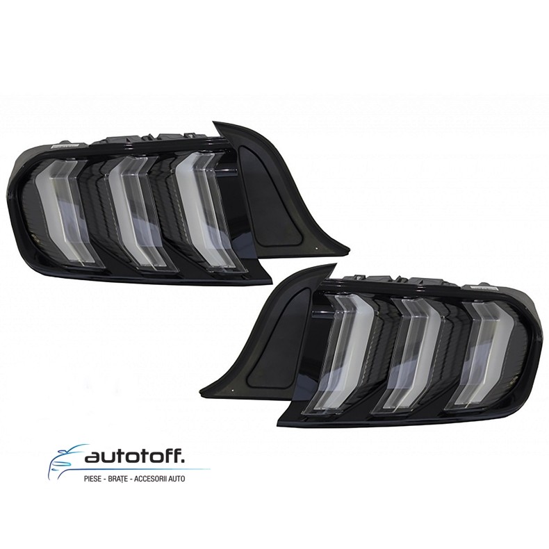 Stopuri LED fumurii Dynamic Ford Mustang 6 (2015-2019)