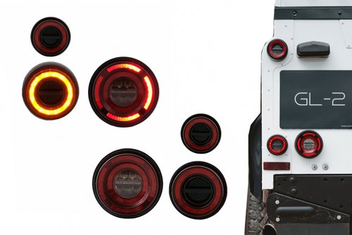 Stopuri LED Glohh GL-2 compatibil cu Land Rover Defender L316 (1990-2016) TLLRDFL316G