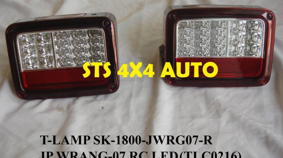 STOPURI LED JEEP WRANGLER SI WRANGLER UNLIMITED JK 2007-2017