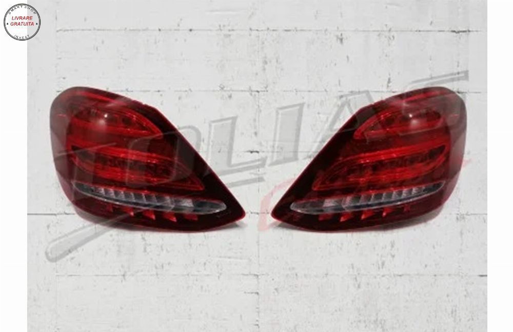 Stopuri LED Mercedes C-Class W205 Limousine (2014-2018) Facelift Design- livrare gratuita
