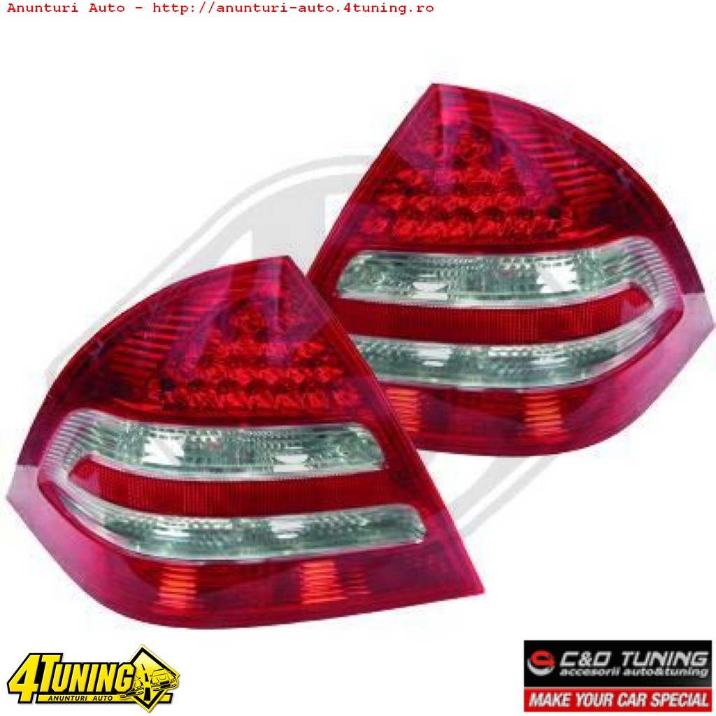 STOPURI LED MERCEDES C-KLASSE W203 - STOPURI MERCEDES W203 (04-07)