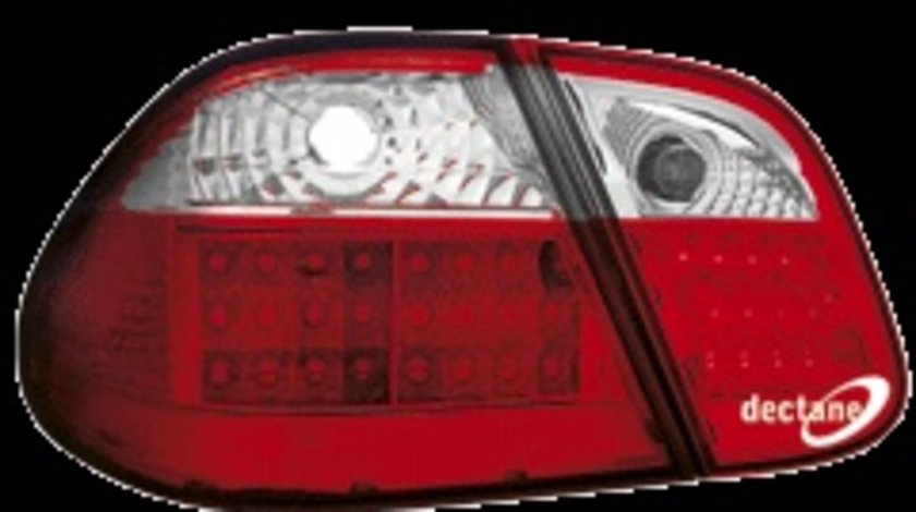 STOPURI LED MERCEDES C208 FUNDAL ROSU-CRISTAL -cod RMB12LRC