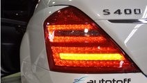 Stopuri LED Mercedes S Class W221 Rosu-Crom