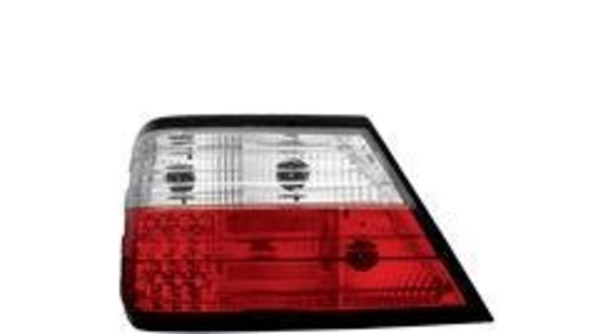 STOPURI LED MERCEDES W124 FUNDAL ROSU-CRISTAL -cod RMB05LRC