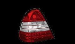 STOPURI LED MERCEDES W202 FUNDAL ROSU-CRISTAL -cod RMB04LRC