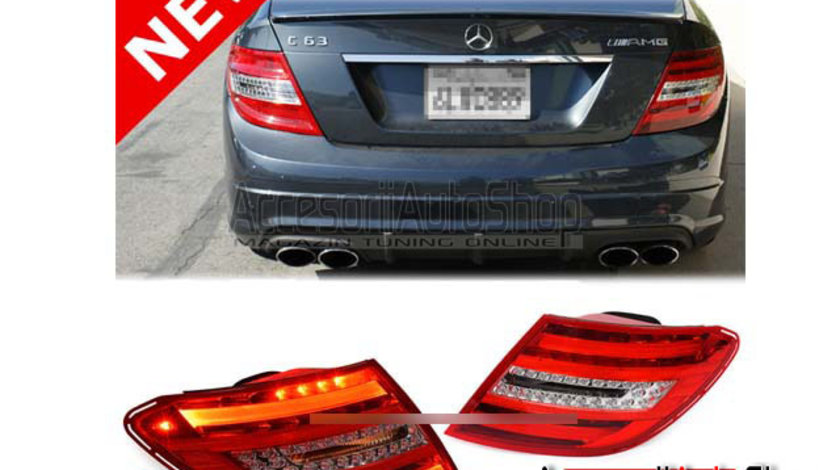 Stopuri LED Mercedes W204 2007-2011 Model FACELIFT - FARA CODARE