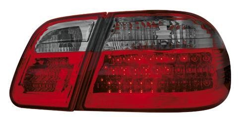 STOPURI LED MERCEDES W210 FUNDAL ROSU-NEGRU -cod RMB10LRB