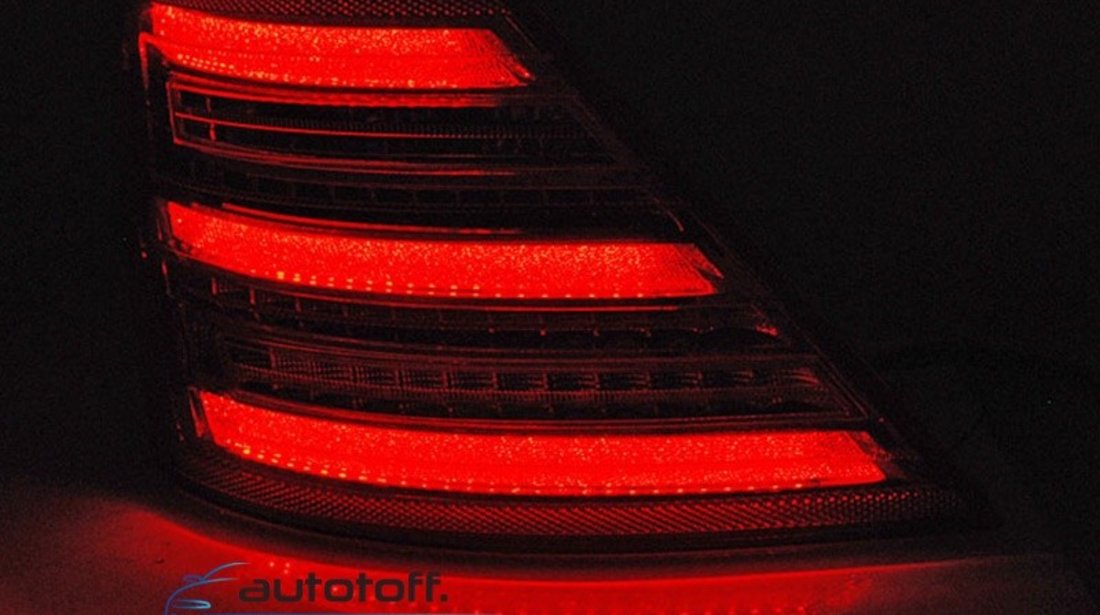 Stopuri LED Mercedes W221 (05-13) Rosu-Cristal