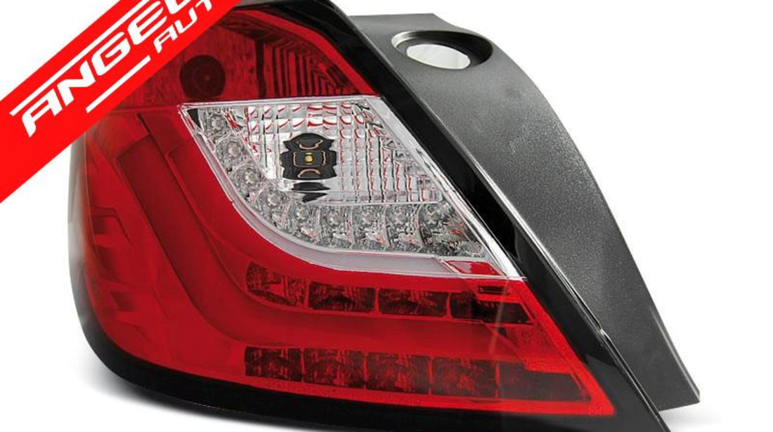 Stopuri LED Opel Astra H 3 usi 2004-2009 Rosu Alb