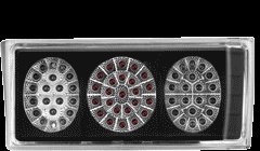 STOPURI LED OPTIK VW GOLF 1 FUNDAL NEGRU -cod RV34B