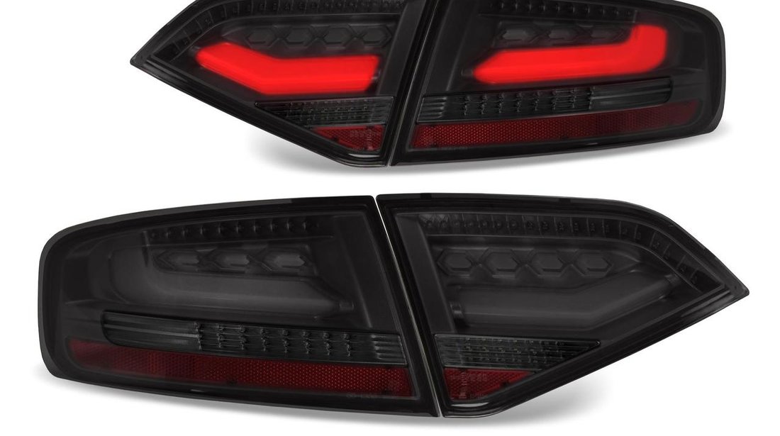 Stopuri LED pentru Audi A4 B8 (8K) model negru