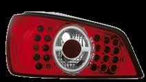 STOPURI LED PEUGEOT 306 FUNDAL ROSU-CRISTAL -cod R...