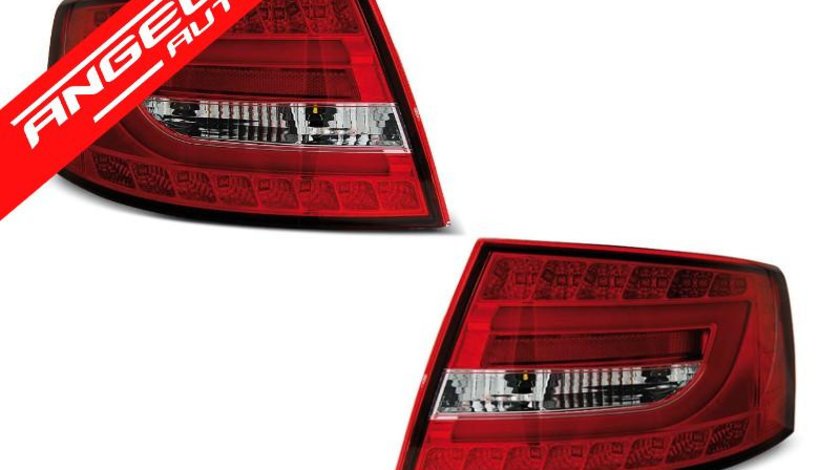 Stopuri LED Rosu Alb potrivite pentru AUDI A6 C6 SEDAN 04.04-08 7PIN