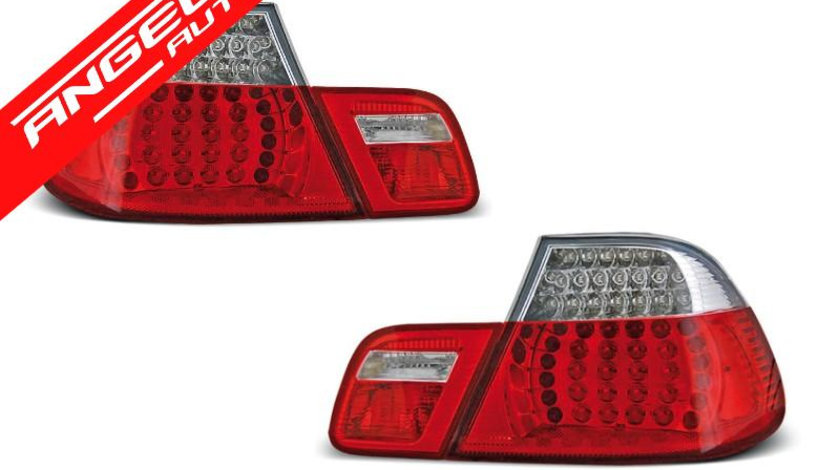 Stopuri LED Rosu Alb potrivite pentru BMW E46 04.99-03.03 COUPE