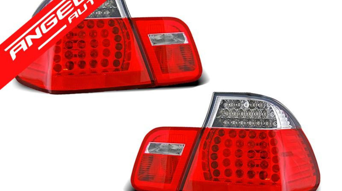 Stopuri LED Rosu Alb potrivite pentru BMW E46 09.01-03.05 SEDAN