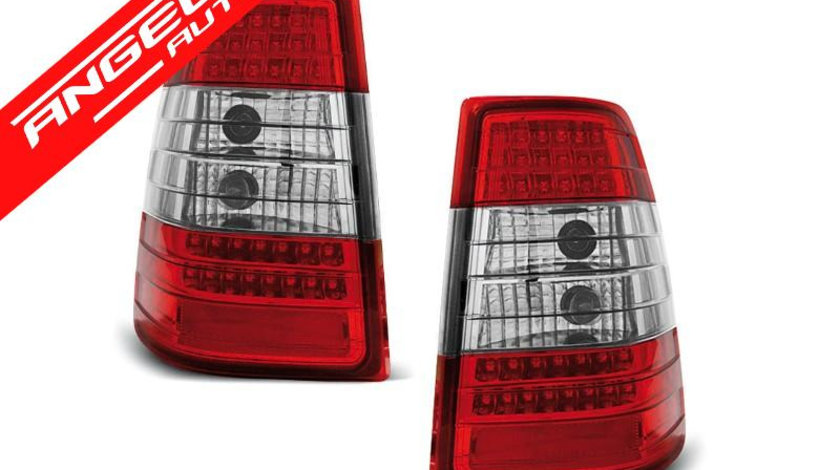 Stopuri LED Rosu Alb potrivite pentru MERCEDES W124 E-KLASA KOMBI 09.85-95