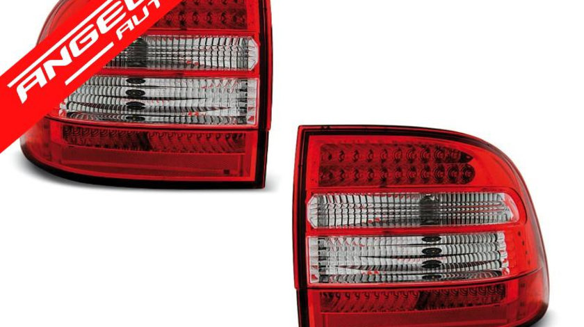 Stopuri LED Rosu Alb potrivite pentru PORSCHE CAYENNE 02-06