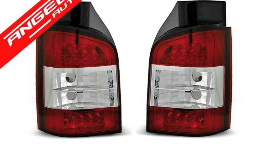 Stopuri LED Rosu Alb potrivite pentru VW T5 04.03-09