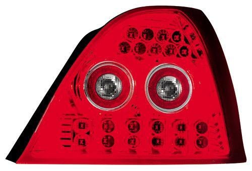 STOPURI LED ROVER 200 FUNDAL ROSU-CRISTAL -COD RMG02LLRC