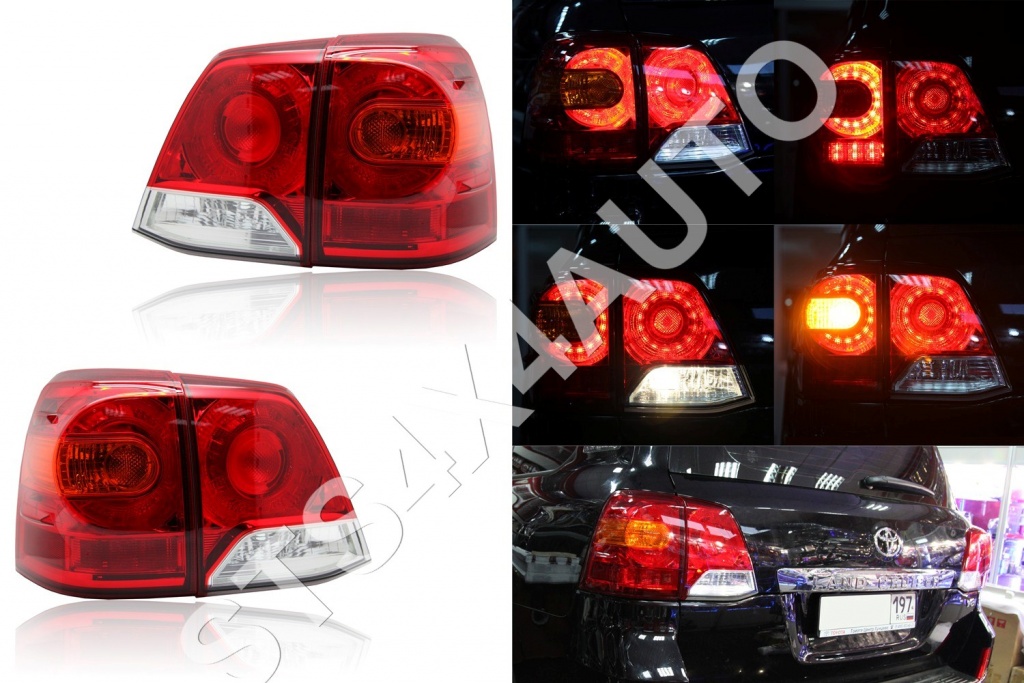 STOPURI LED TOYOTA LAND CRUISER FJ200 2008-2016 [DESIGN 2012][V1]