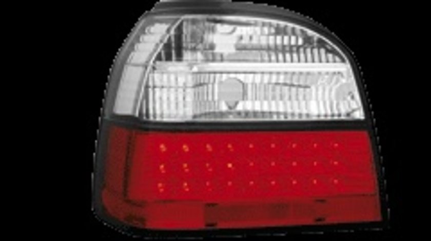 STOPURI LED VW GOLF 3 FUNDAL ROSU-CRISTAL -cod RV26LRC