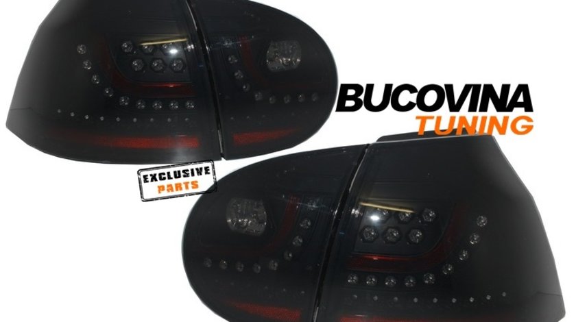 STOPURI LED VW GOLF 5 (04-09) - NEGRU EXTREM DESIGN