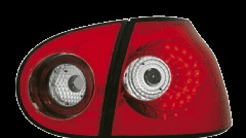 STOPURI LED VW GOLF 5 FUNDAL ROSU-CRISTAL