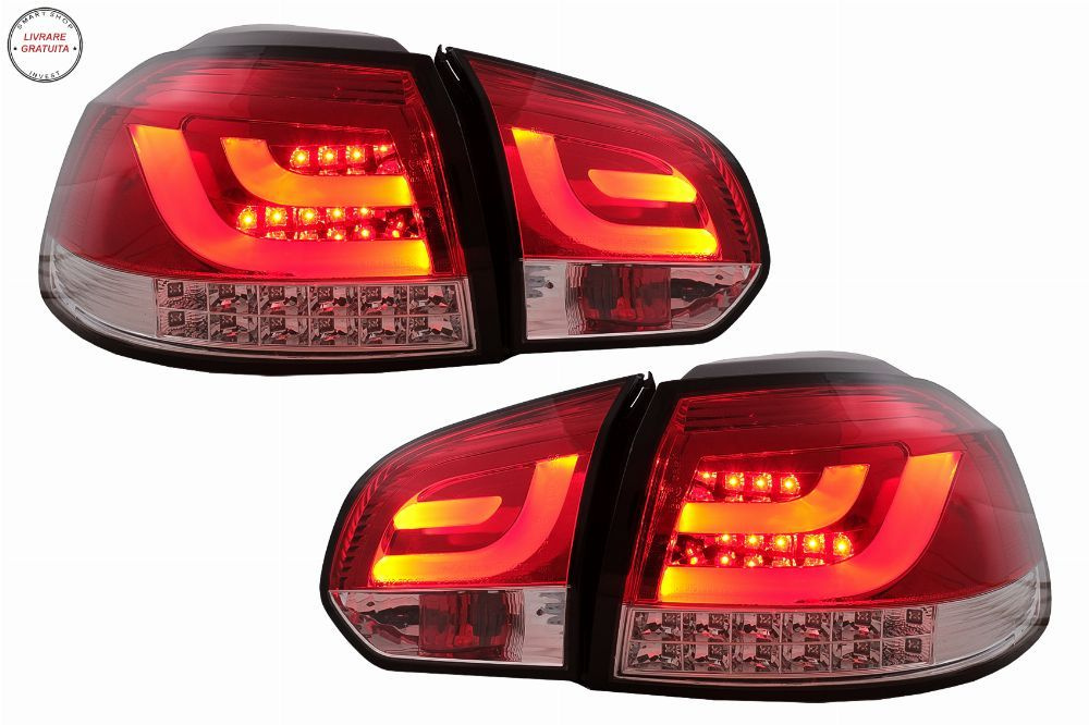 Stopuri LED VW Golf 6 VI Hatchback (2008-2013) Rosu Clar- livrare gratuita
