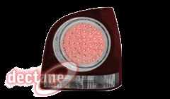 STOPURI LED VW POLO 9N2 FUNDAL ROSU-CROM -cod RV38LRC