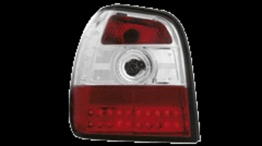 STOPURI LED VW POLO FUNDAL ROSU-CRISTAL -cod RV03LRC