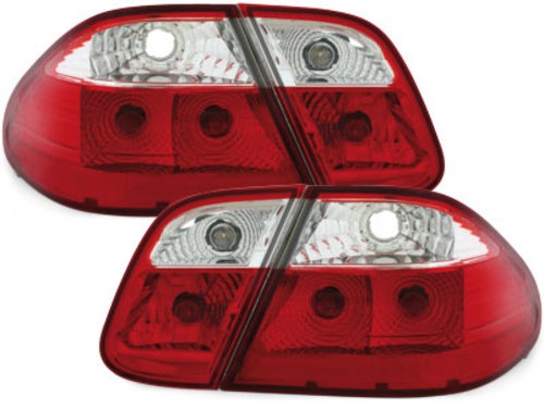 STOPURI MERCEDES CLK (C208) FUNDAL ROSU/CRISTAL