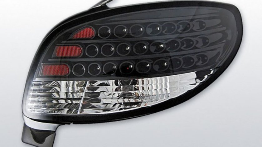 Stopuri Peugeot 206 model Negru pe LED