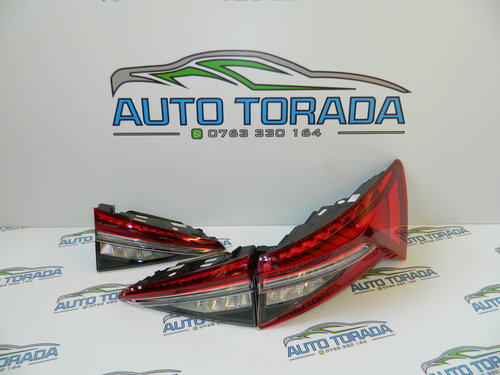 Stopuri, Stop stanga dreapta Led Crystal Lighting Skoda Kodiaq Facelift 2021 2022 2023 2024