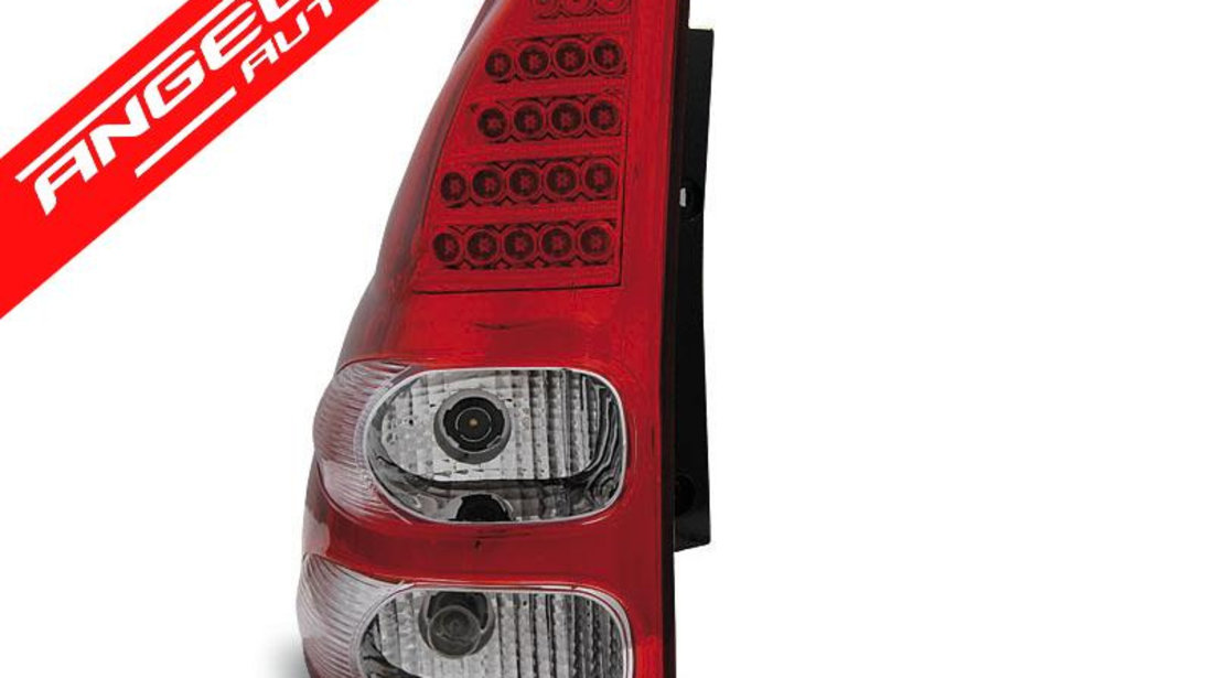 Stopuri TOYOTA LAND CRUISER 120 03-09 Rosu Alb LED