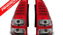 Stopuri TOYOTA LAND CRUISER 120 03-09 Rosu Alb LED