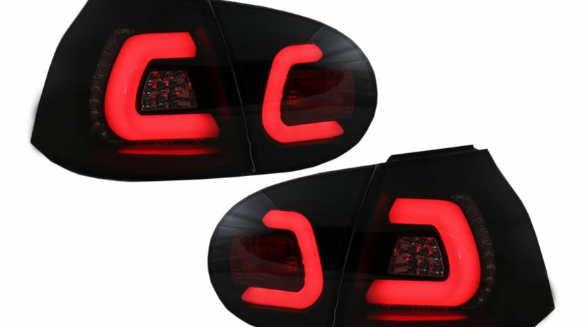 Stopuri TUBE LED BAR compatibil cu VW Golf 5 V (2004-2009) Negru Fumuriu Urban Style TLVWG5LED