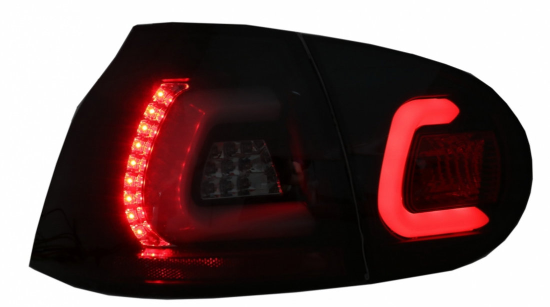 Stopuri TUBE LED BAR compatibil cu VW Golf 5 V (2004-2009) Negru Fumuriu Urban Style TLVWG5LED