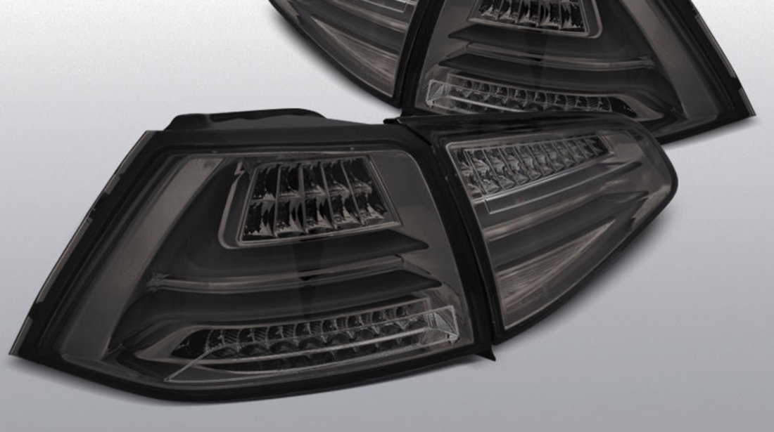 Stopuri VW GOLF 7 dupa 2013- Fumuriu cu LED BAR