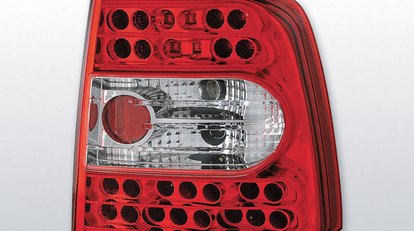 Stopuri VW Passat 3B Sedan Rosu Alb pe LED