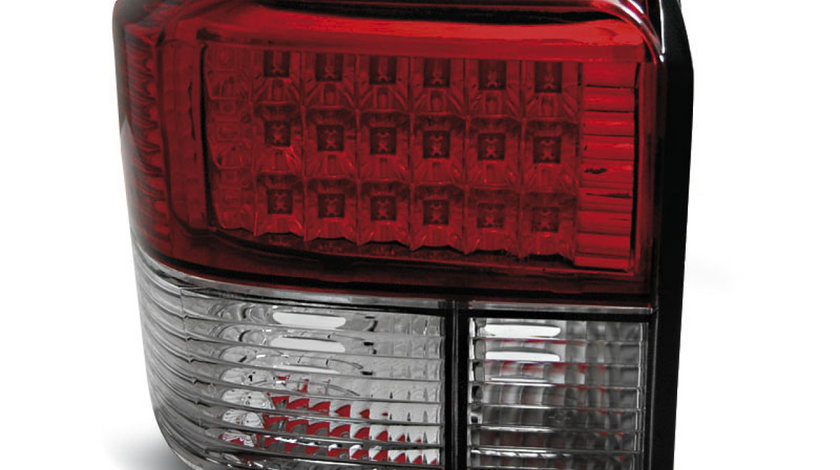 Stopuri VW T4 intre 1990 - 2003 Rosu Alb pe LED