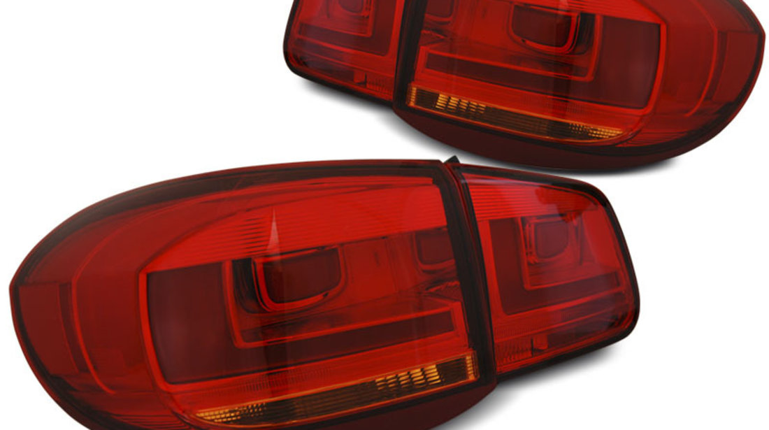 Stopuri VW TIGUAN 2011-2015 Rosu model LED BAR