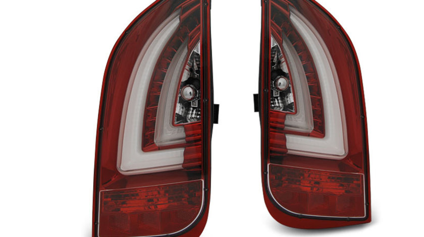 Stopuri VW UP! dupa 2011- / Skoda Citigo dupa 2011- Rosu Alb model LED BAR