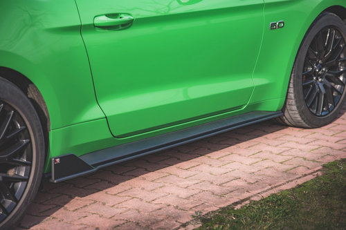 Street Pro Praguri Laterale Diffusers V.2 Ford Mustang GT Mk6 Facelift FOMU6FGTCNC-SD2B