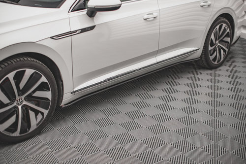 Street Pro Praguri Laterale Diffusers Volkswagen Arteon R-Line Facelift VWAR1FRLINECNC-SD1BRB