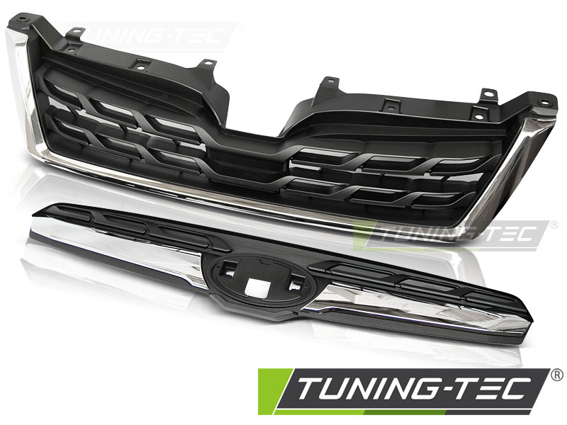 SUBARU FORESTER IV 13-18 Crom look BLACK LCI STYLE