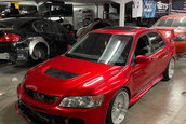 Subaru Impreza WRX transformat in Mitsubishi Lancer Evolution